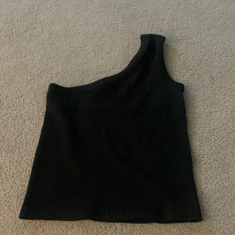 one shoulder tank top